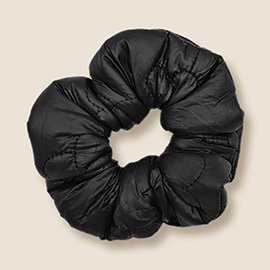 Flower Quilted Padded Scrunchie