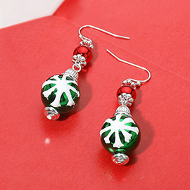 Holiday Ornament Drop Dangle Earrings