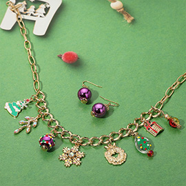 Holiday Charm Station Necklace