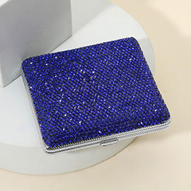 Bling Square Money Clip Cigarette Case