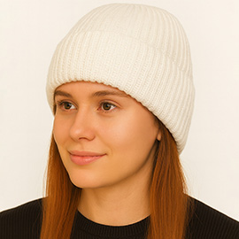 Classic Warm Knit Winter Beanie Hat