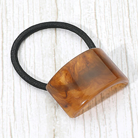 Rectangular Resin Accent Hair Band