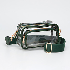Transparent Rectangular Crossbody Bag