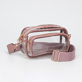 Transparent Rectangular Crossbody Bag