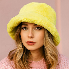 Faux Fur Bucket Hat
