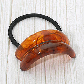 Curved Resin Accent Hairband