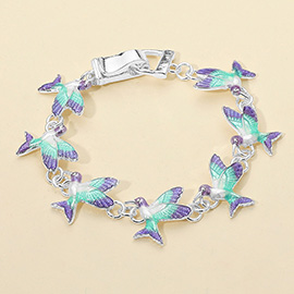 Ombre Hummingbird Link Magnetic Bracelet