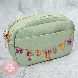 Western Theme Gameday Football Charm Station Bag Charm