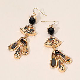 Abstract Sculpted Dop Earrings