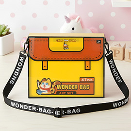 47PCS - Kids Doqi Car Color Your Dream Wonder Art Bag