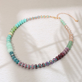 Gradient Beaded Necklace