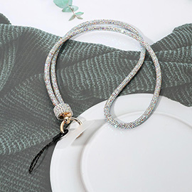 Bling Studded Phone Loop Holder Keyring Lanyard