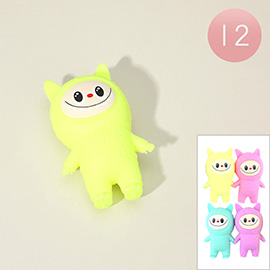 12PCS - Monster Bunny Figure Squishy Toys
