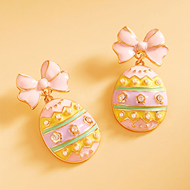 Easter Egg Drop Dangle Earrings