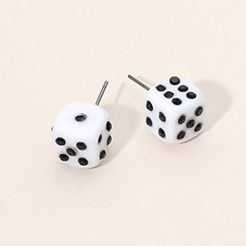 Dice Stud Earrings